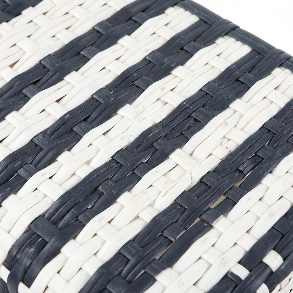 Rattan Low Back Counter Stool, Transitional Bar Stool for Dining Rooms. Picture 7
