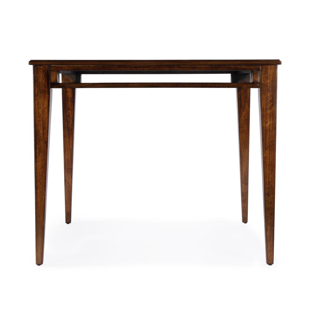 Daltrey 36" Square Game Table, Medium Brown. Picture 3