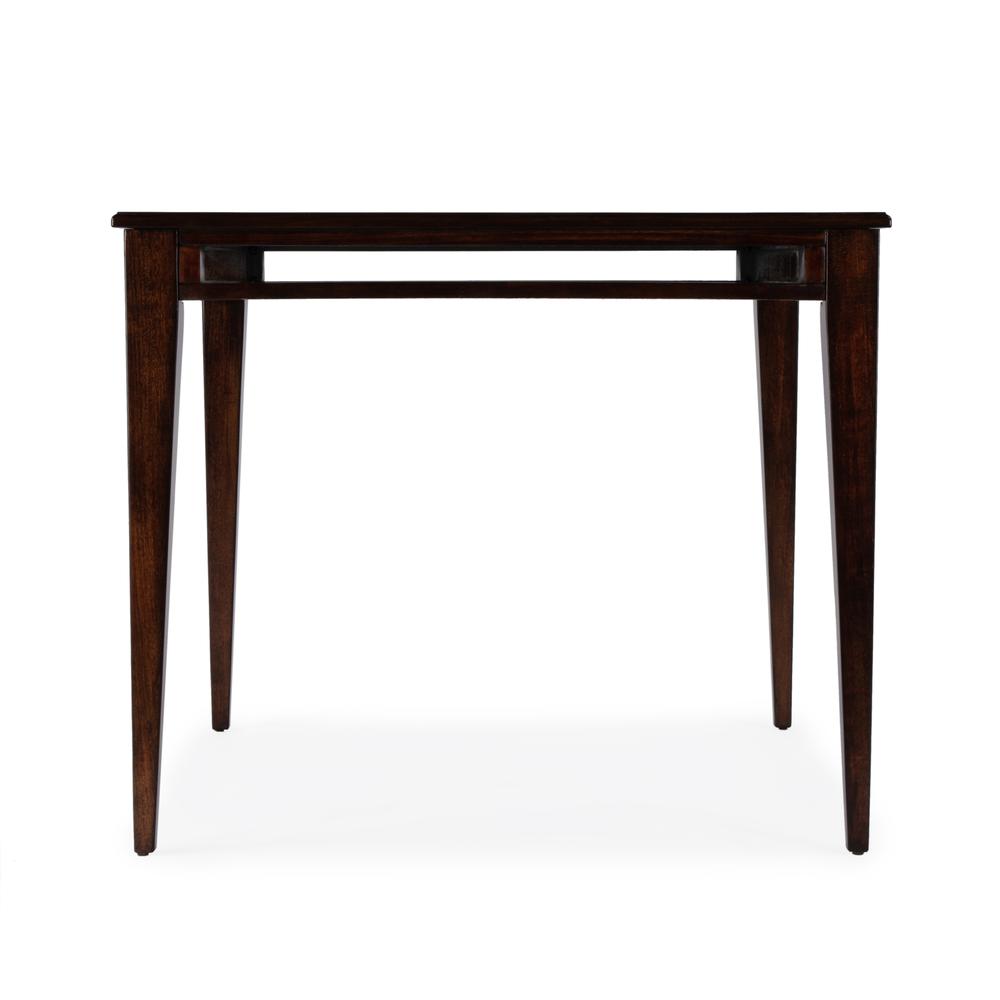 Daltrey 36" Square Game Table, Dark Brown. Picture 4