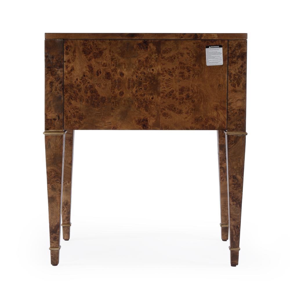 Kai 2 Drawer End Table, Light Brown. Picture 7