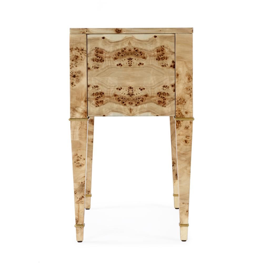 Kai 2 Drawer End Table, Light Brown. Picture 5