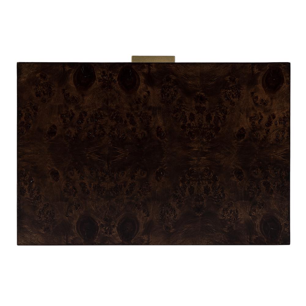 Kai 2 Drawer End Table, Dark Brown. Picture 7