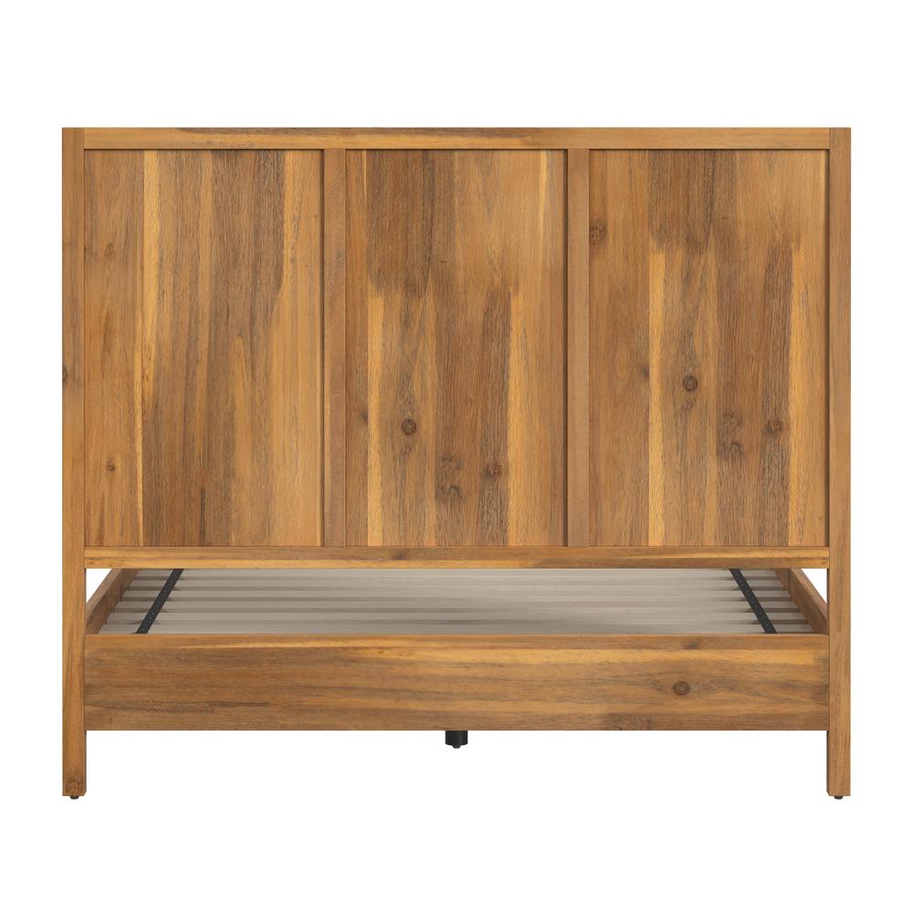 Lark Queen Size Bed, Light Brown. Picture 6