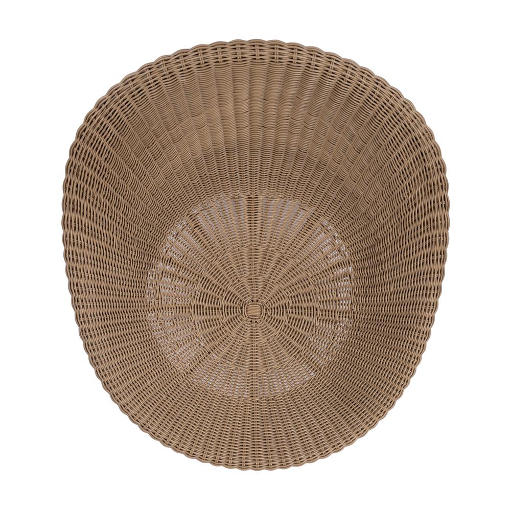 Delmar Rattan Outdoor Nest Chair, Natural. Picture 6