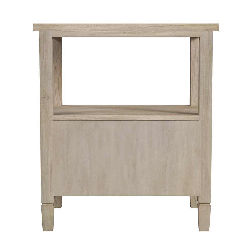 Flagstaff 1-Drawer Cane Nightstand, Natural. Picture 4