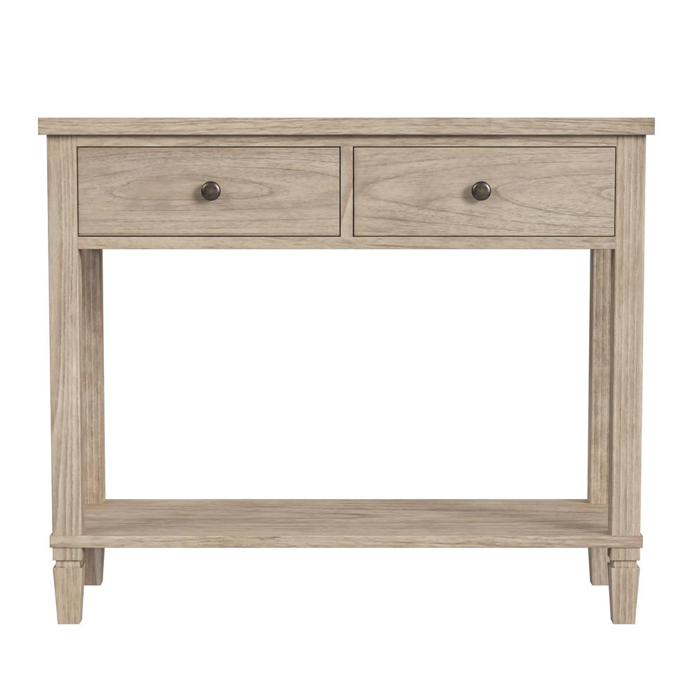 Flagstaff 2-Drawer 36" Console Table, Natural. Picture 2