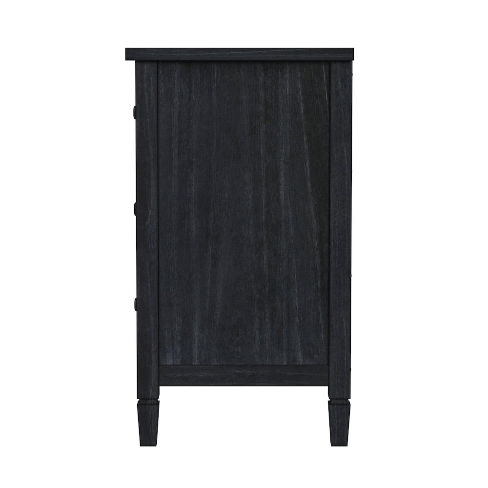 Flagstaff 8-Drawer Dresser, Black. Picture 3