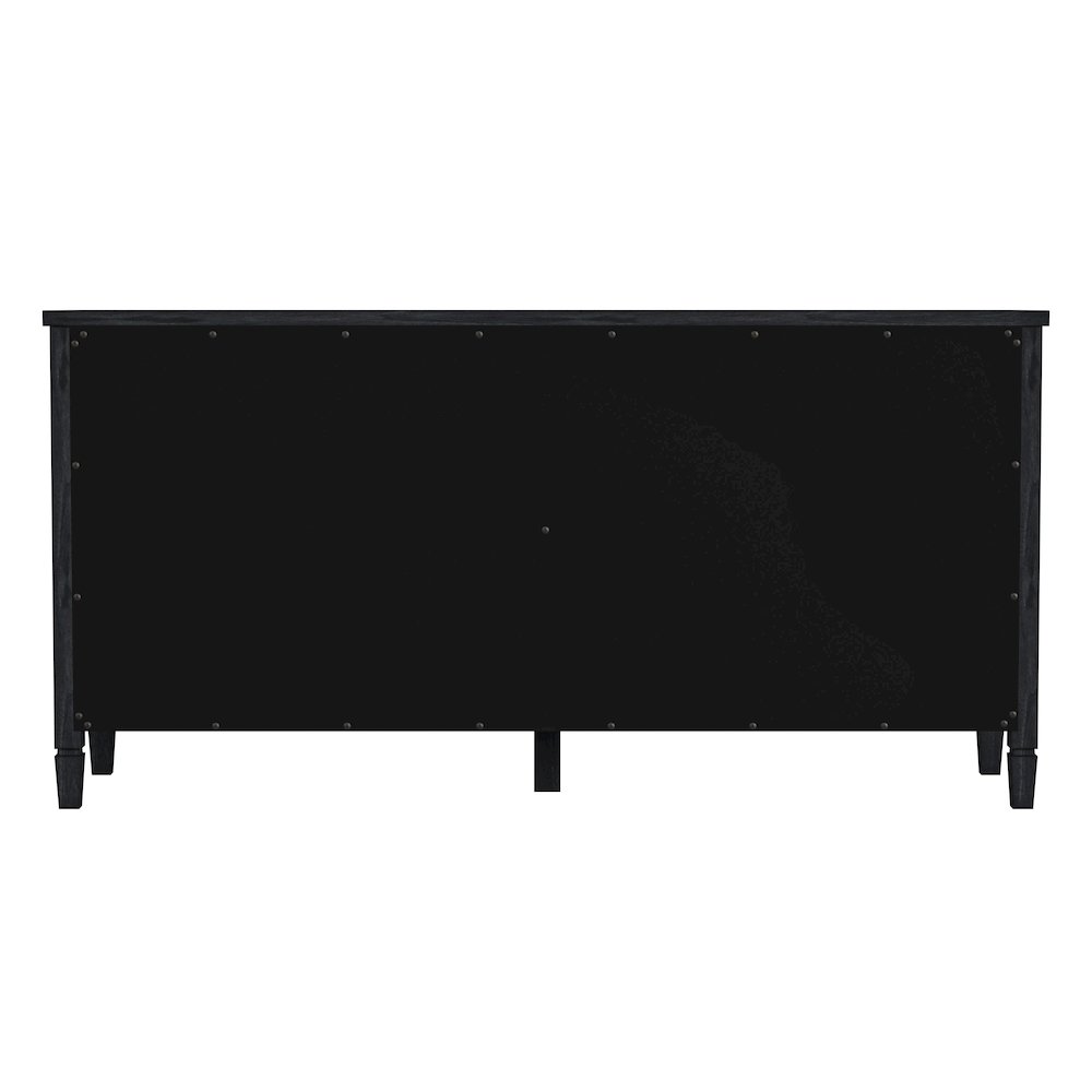 Flagstaff 8-Drawer Dresser, Black. Picture 4
