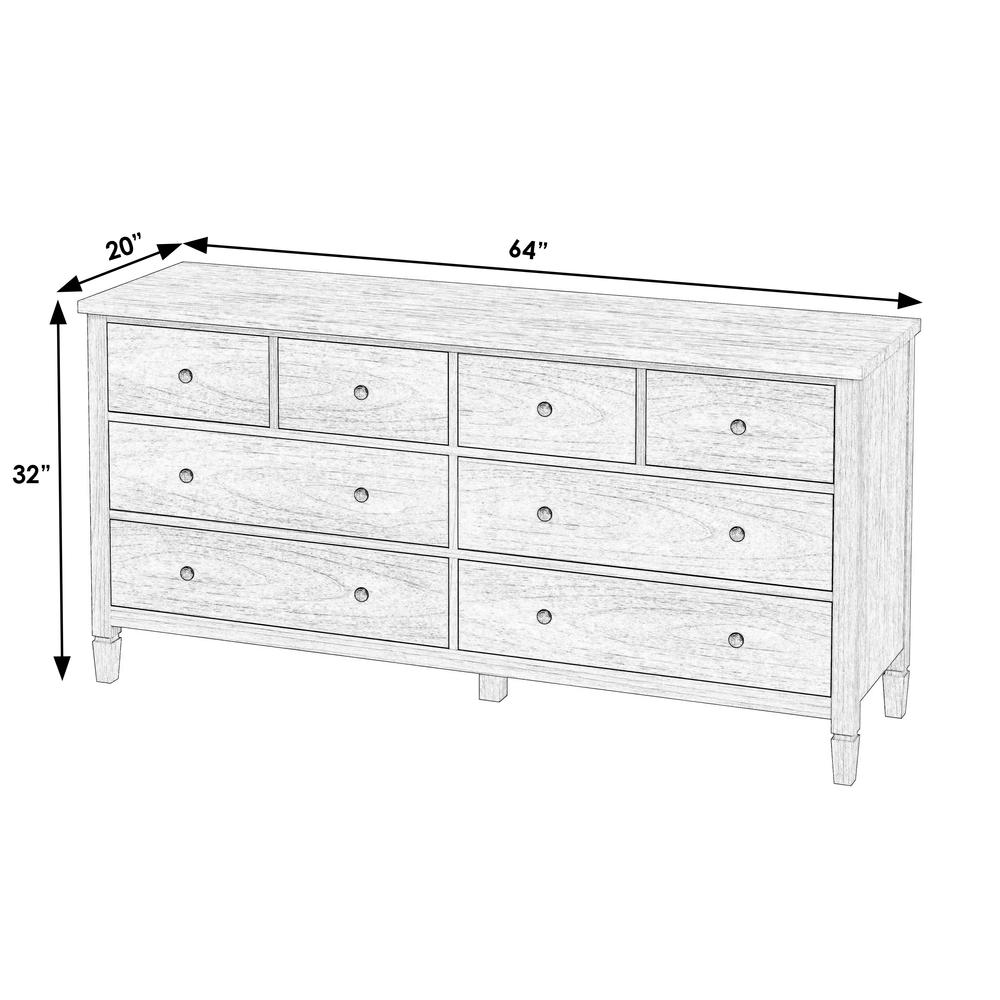 Flagstaff 8-Drawer Dresser, Natural. Picture 6