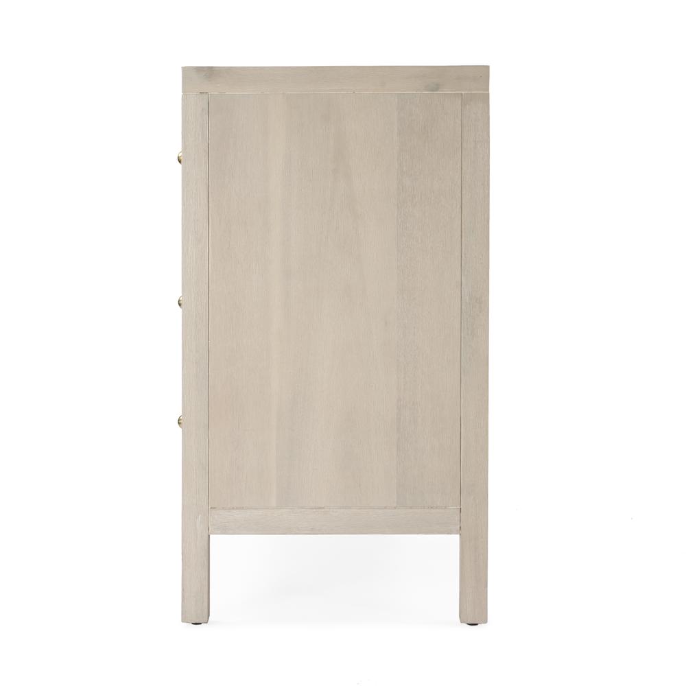 Nora 3-Drawer Chest, Taupe. Picture 5