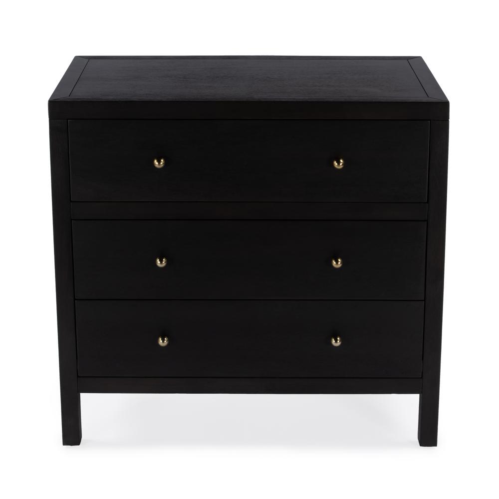 Nora 3-Drawer Chest, Coffee. Picture 3