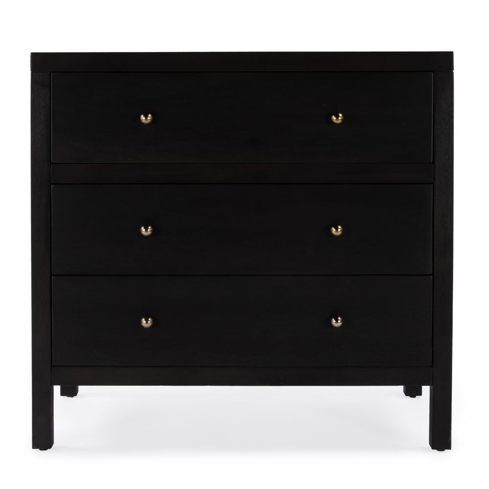 Nora 3-Drawer Chest, Coffee. Picture 4