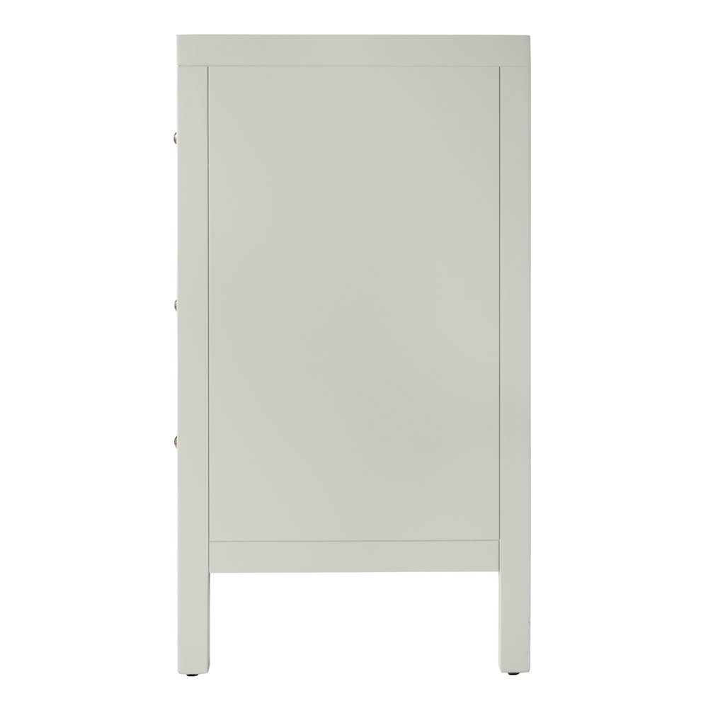 Nora 3-Drawer Chest, Green. Picture 4