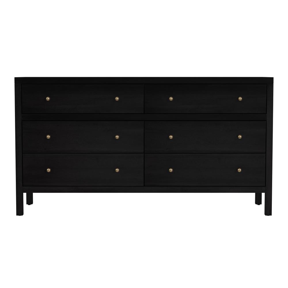 Nora 6-Drawer Dresser, Coffee. Picture 2