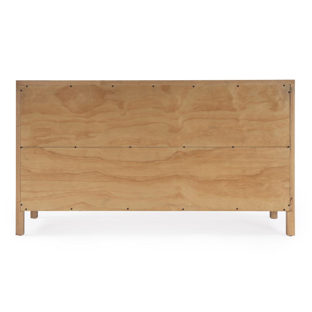 Nora 6-Drawer Dresser, Brown. Picture 5