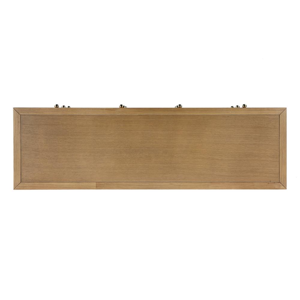 Nora 6-Drawer Dresser, Brown. Picture 6
