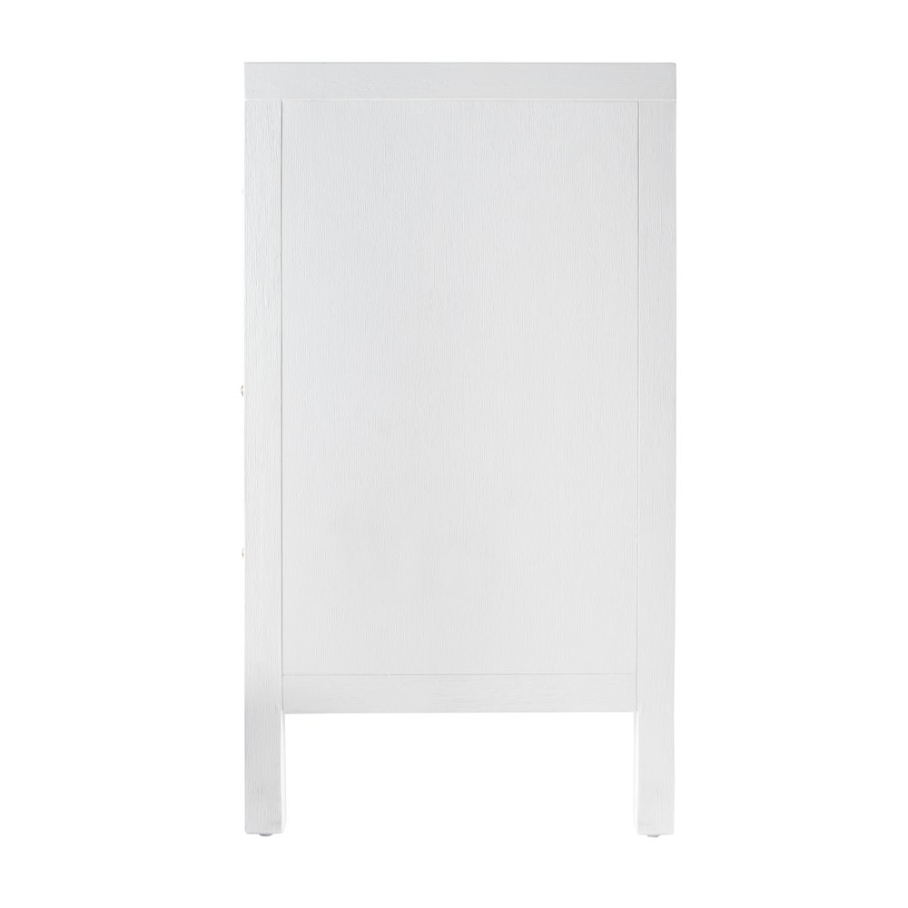 Nora 6-Drawer Dresser, White. Picture 4