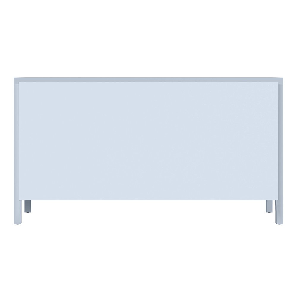 Nora 60 in W. Rectangular Wood 6 Drawer Dresser, Light Blue. Picture 6