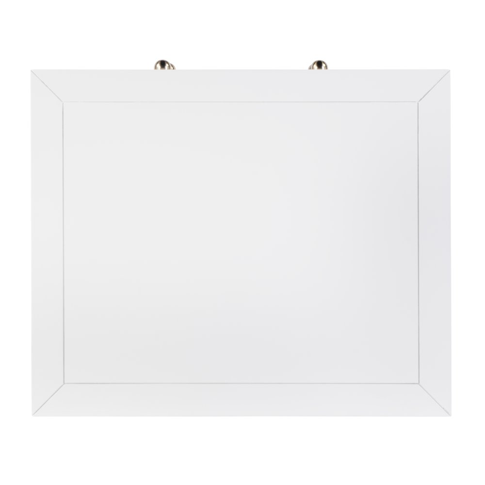 Nora 2-Drawer Nightstand, White. Picture 6