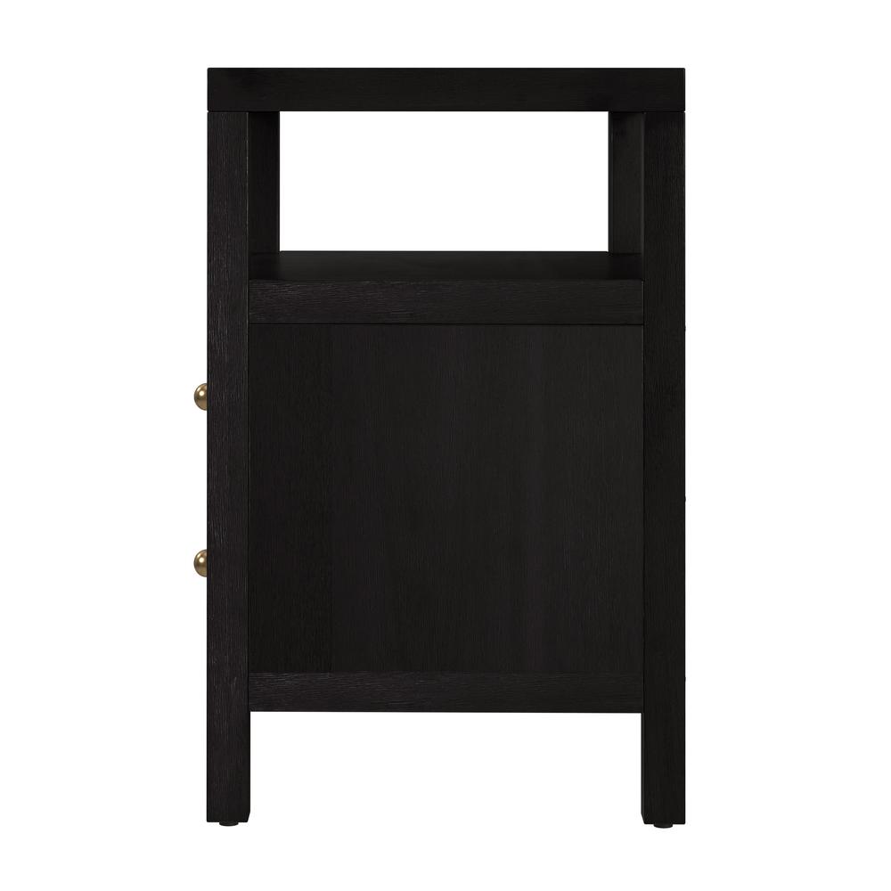 Nora 2-Drawer Nightstand, Coffee. Picture 3