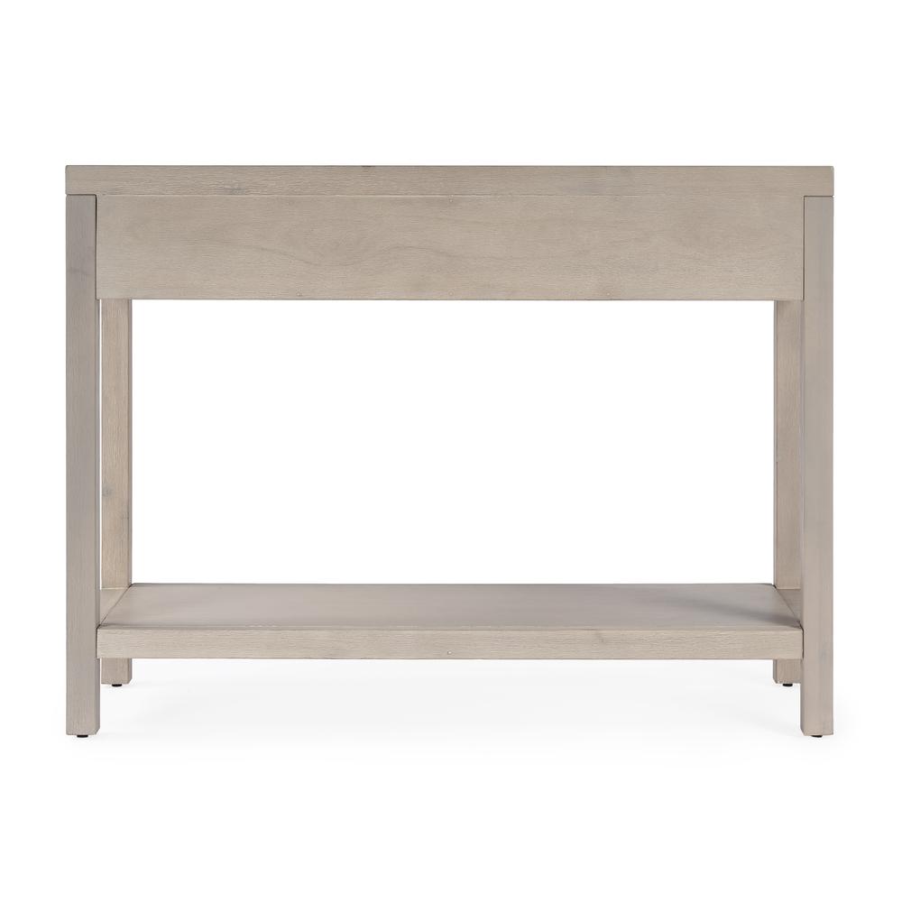 Nora 2 Drawer Console Table, Taupe. Picture 7
