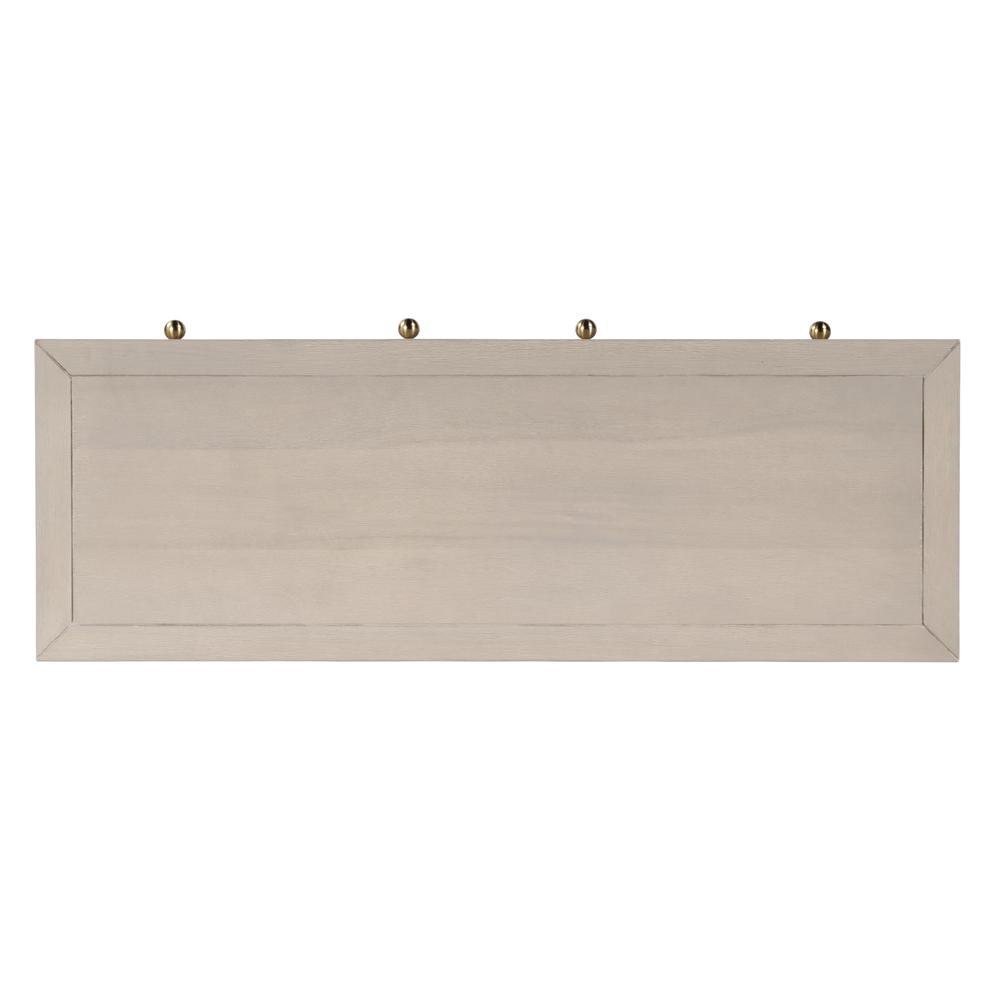 Nora 2 Drawer Console Table, Taupe. Picture 8
