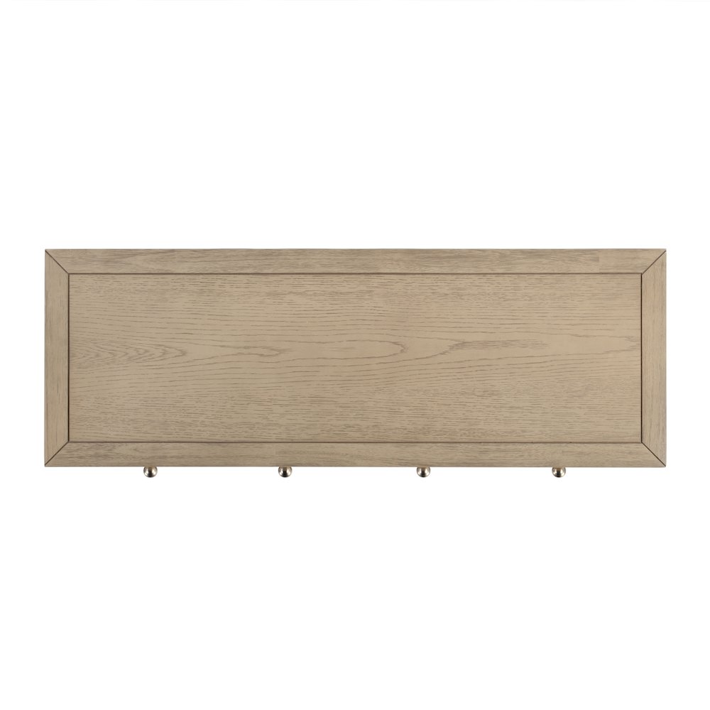 40 in. W Rectangular Wood 2 Drawer Console Table with Lower Open Shelf. Picture 6