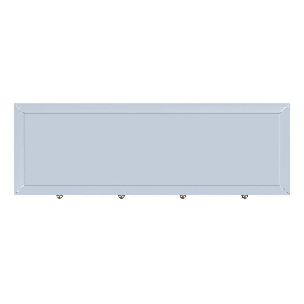 Nora 40 in. W Wood 2 Drawer Console Table, Light Blue. Picture 7