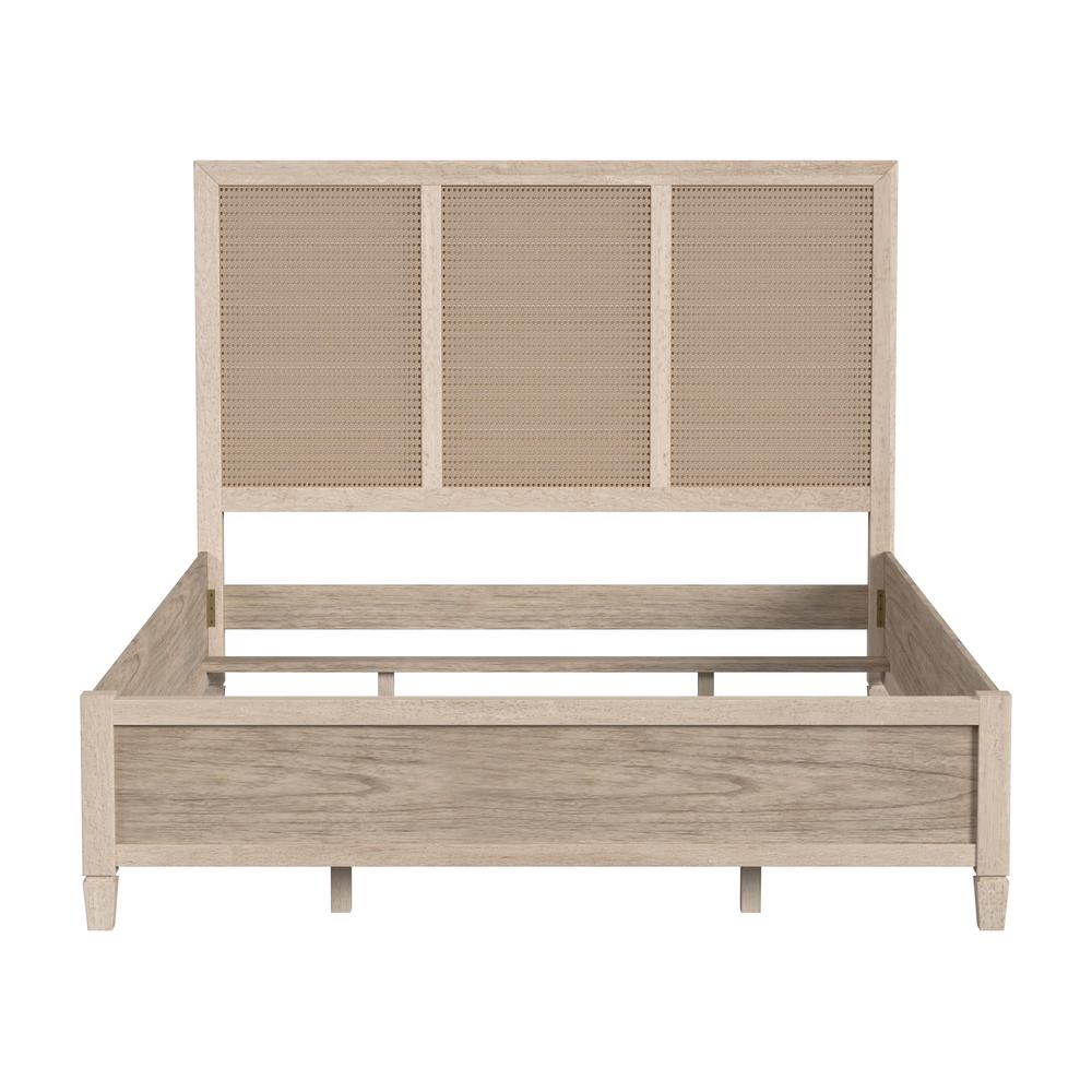 Flagstaff Queen Size Cane Panel Bed, Natural. Picture 3