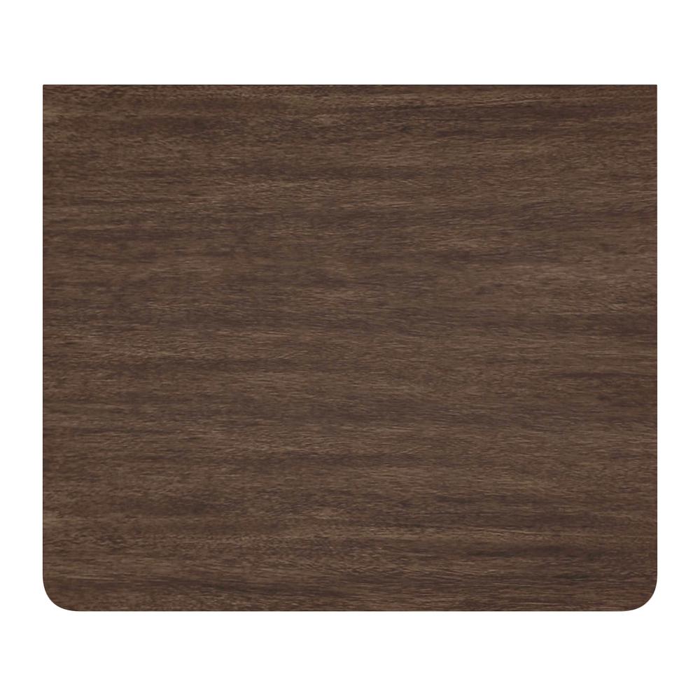 Lennon 1 Drawer Rounded Leg Nightstand, Brown. Picture 5