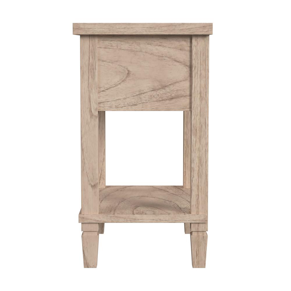Flagstaff 1-Drawer Cane Nightstand, Natural. Picture 3