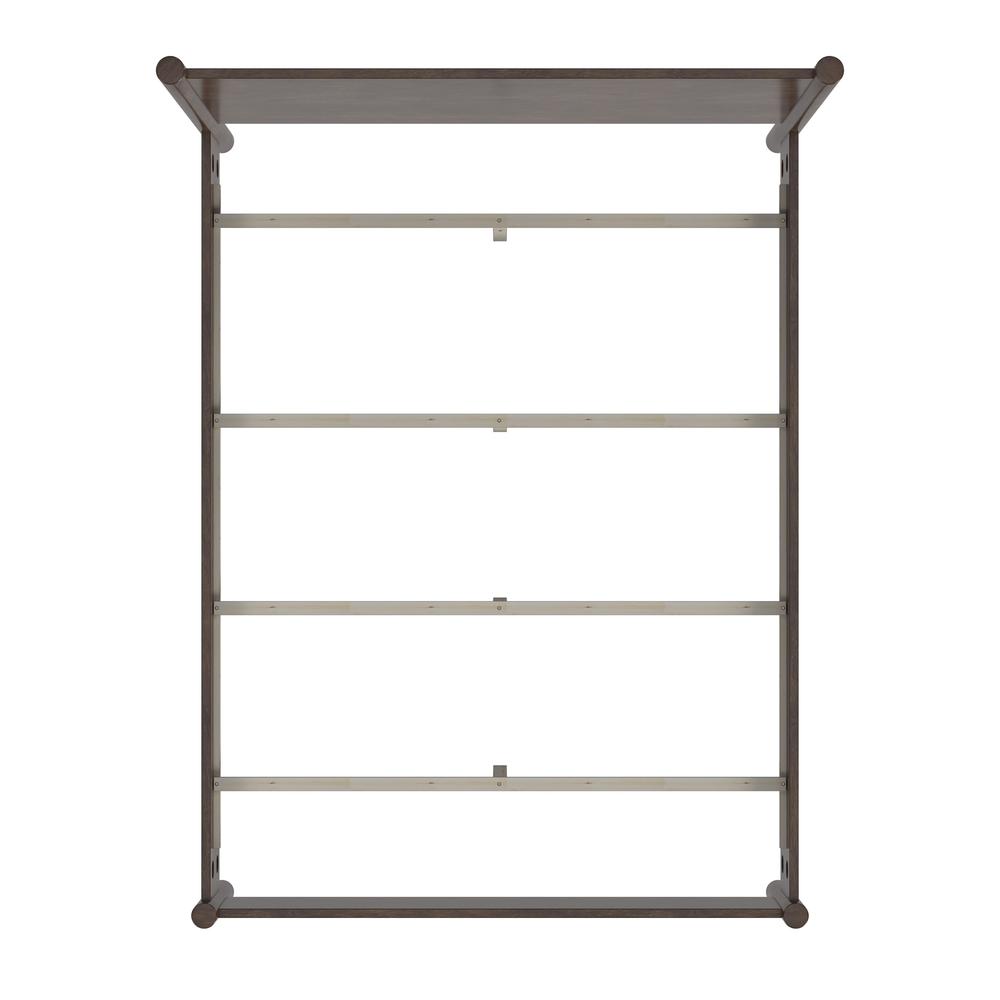 Lennon Rounded Leg  Platform Queen Bed, Medium Brown. Picture 5