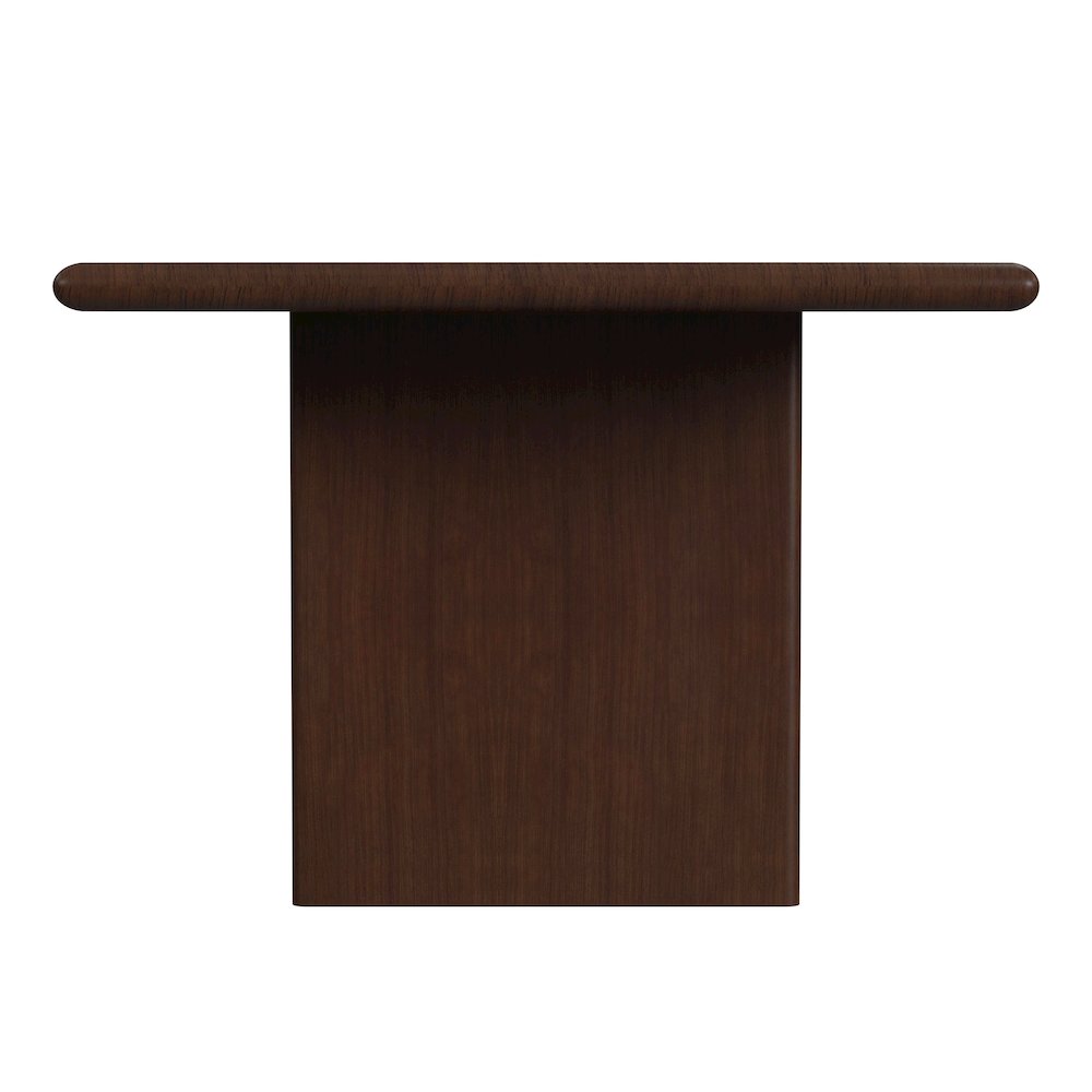 Halmstad 74 in. W Rectangular Wood Panel Dining Table, Brown. Picture 5