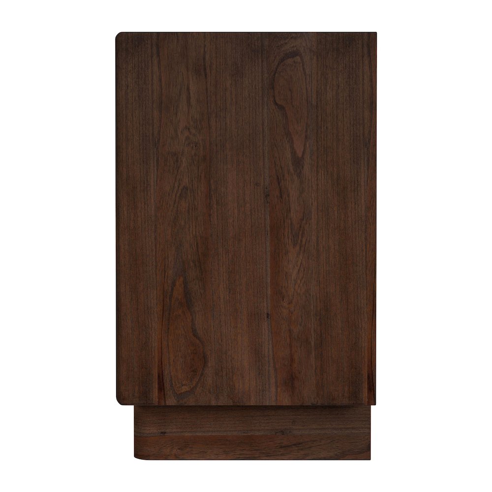 Halmstad 24 in. W Wood Panel 2 Drawer Nightstand, Brown. Picture 5