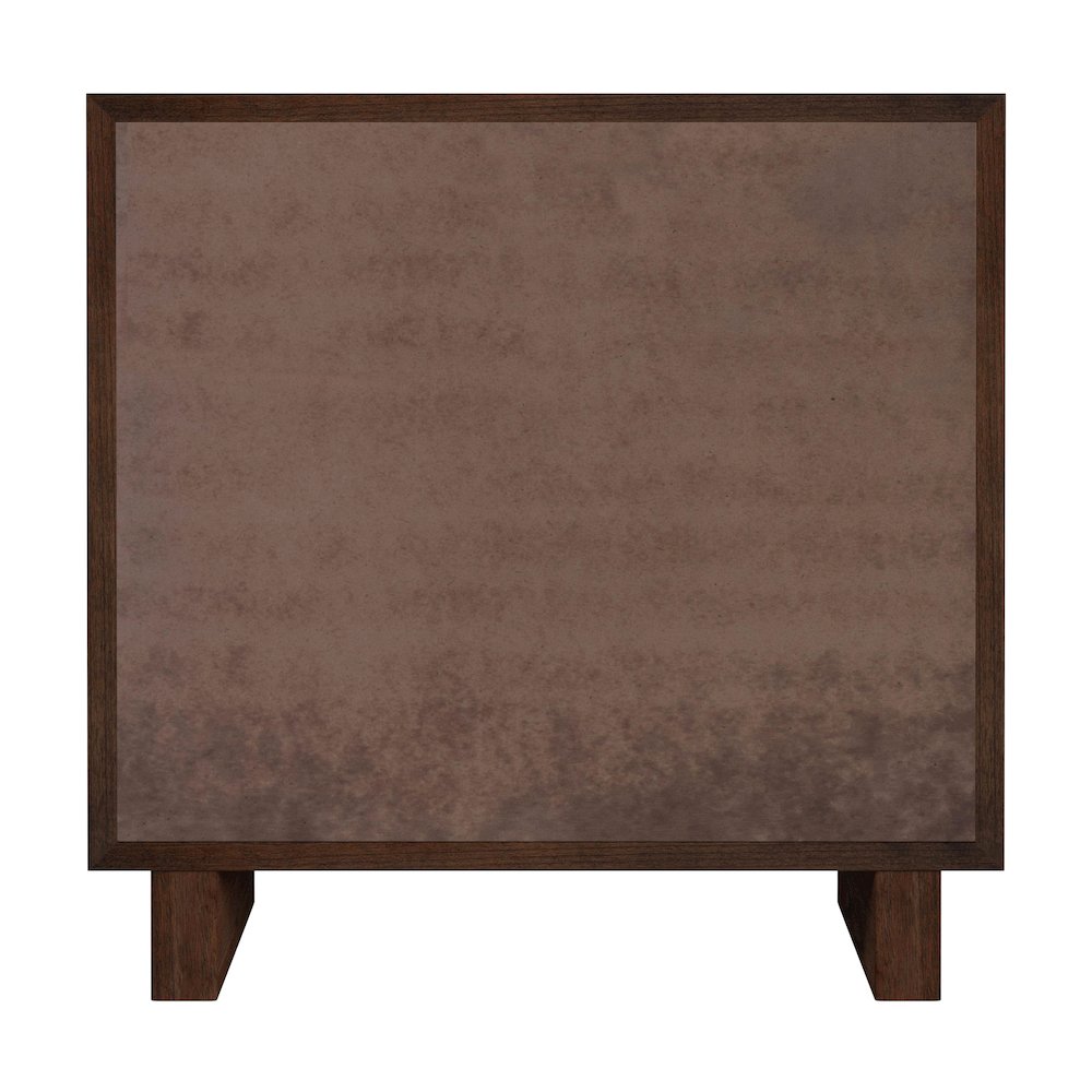 Halmstad 24 in. W Wood Panel 2 Drawer Nightstand, Brown. Picture 6