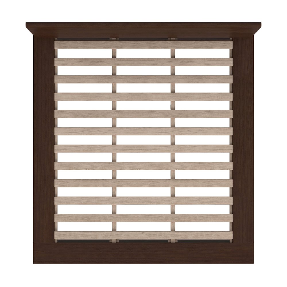 Halmstad Wood Platform King Bed, Brown. Picture 8