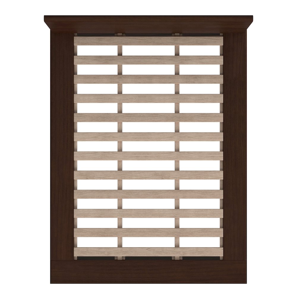 Halmstad Wood Platform Queen Bed, Brown. Picture 8