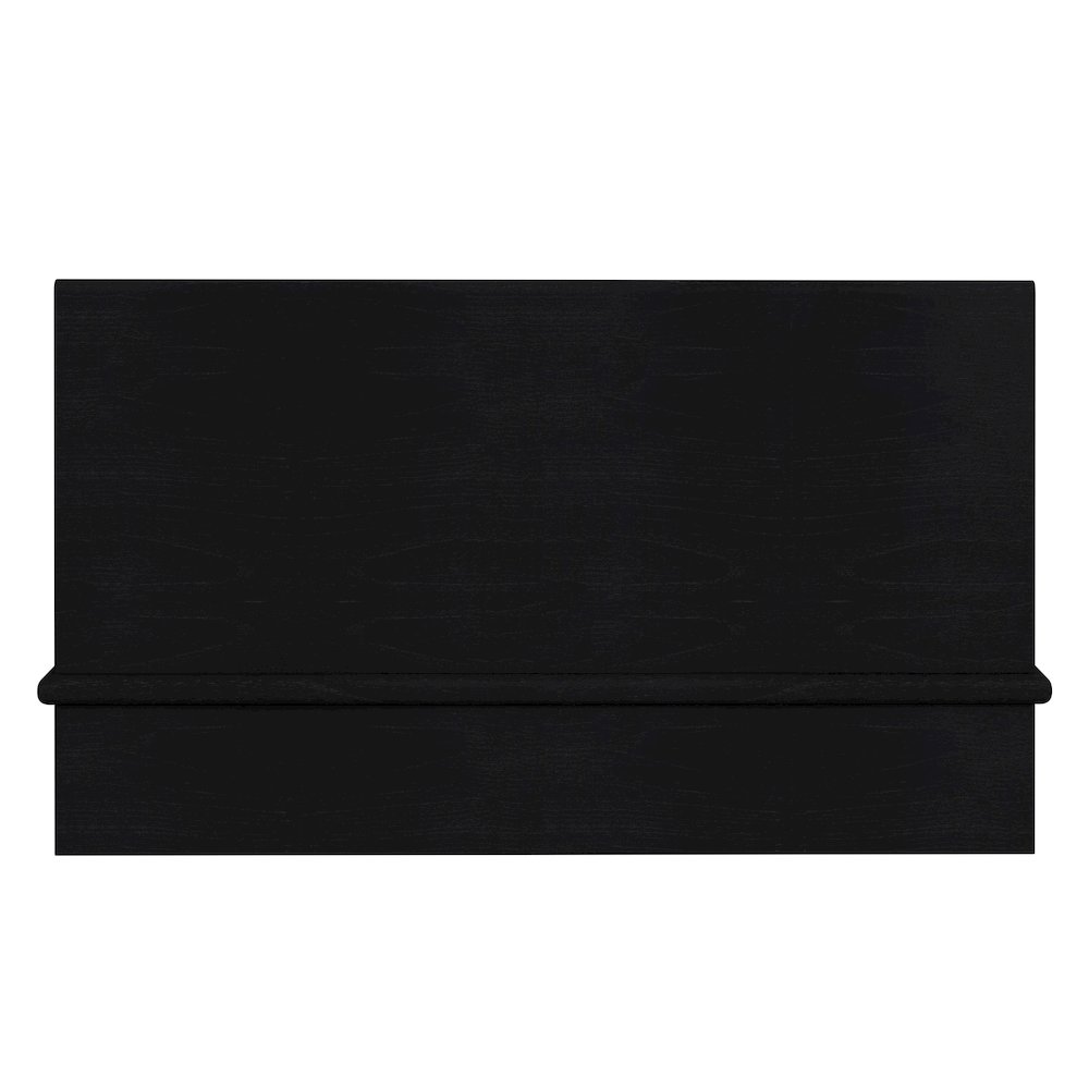 Halmstad Wood Platform Queen Bed, Black. Picture 6