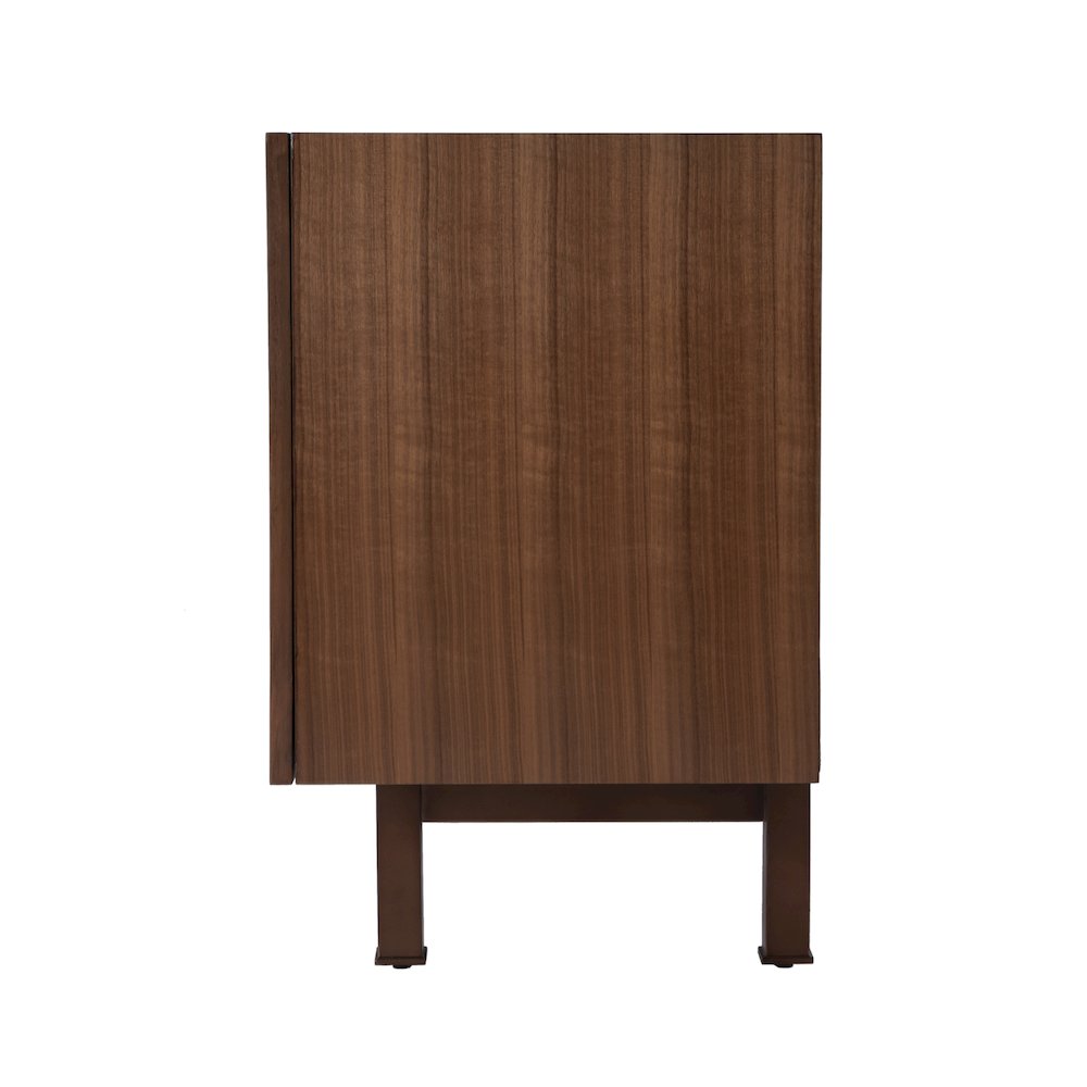 Stefan 2 Door Storage Cabinet, Brown. Picture 5