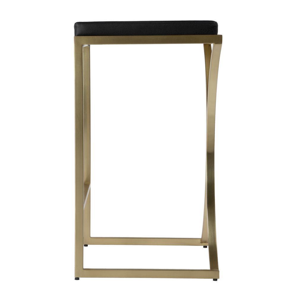 Natalya 31" Bar Stool, Black. Picture 4