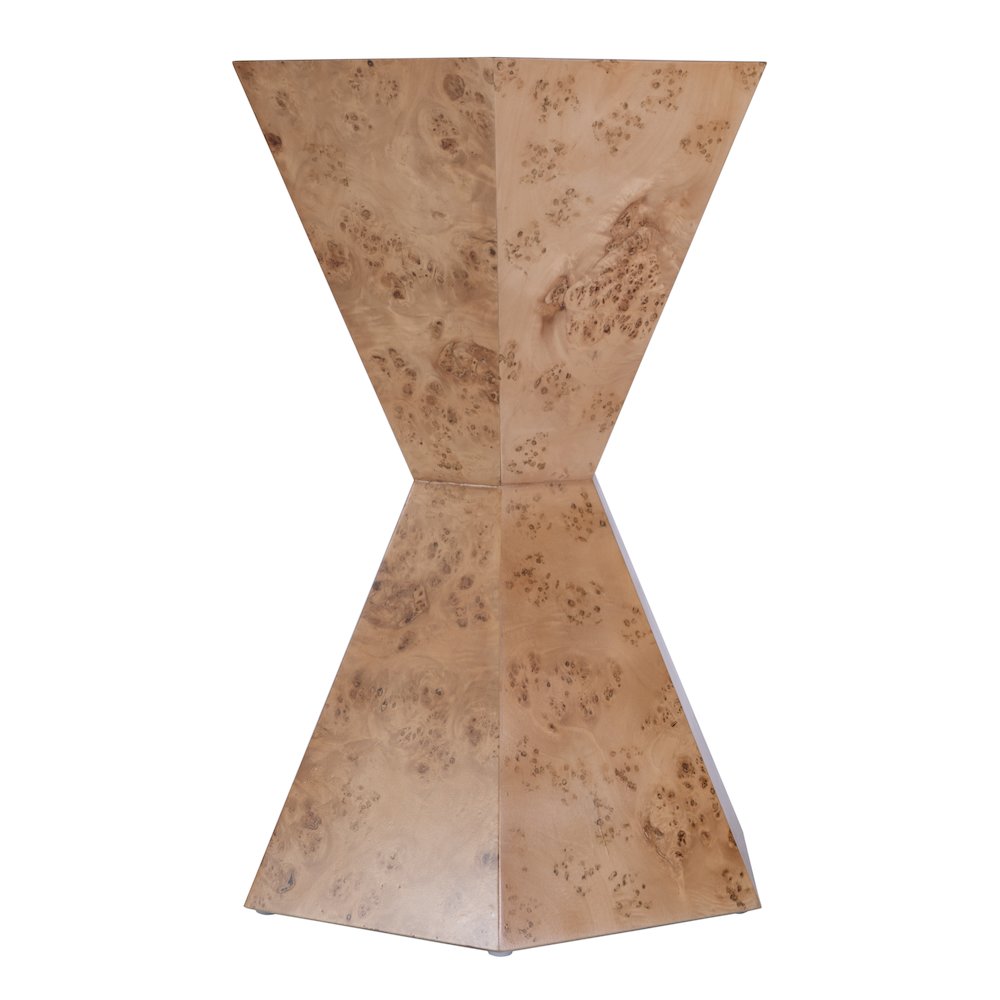 Billie Burl Hexagon Side Table, Brown. Picture 3