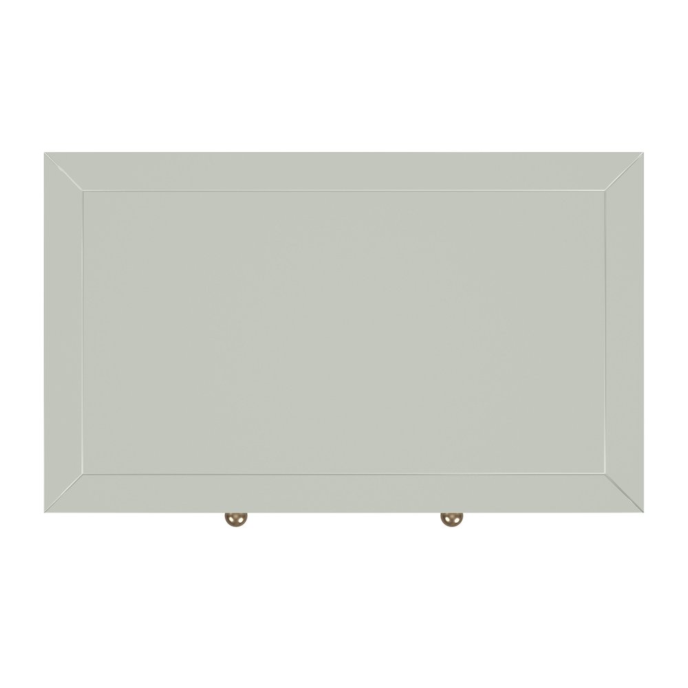 Nora 25 in. W Rectangular Wood 3 Drawer Nightstand, Sage Green. Picture 6