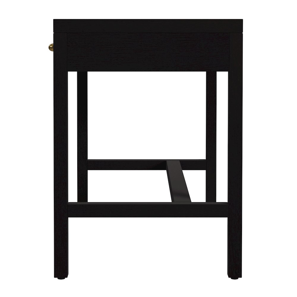 Nora 40 in. W Rectangular Wood 2 Drawer Writing Desk, Coffee. Picture 5