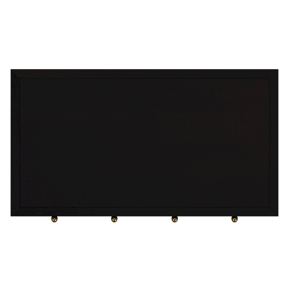 Nora 40 in. W Rectangular Wood 2 Drawer Writing Desk, Coffee. Picture 7