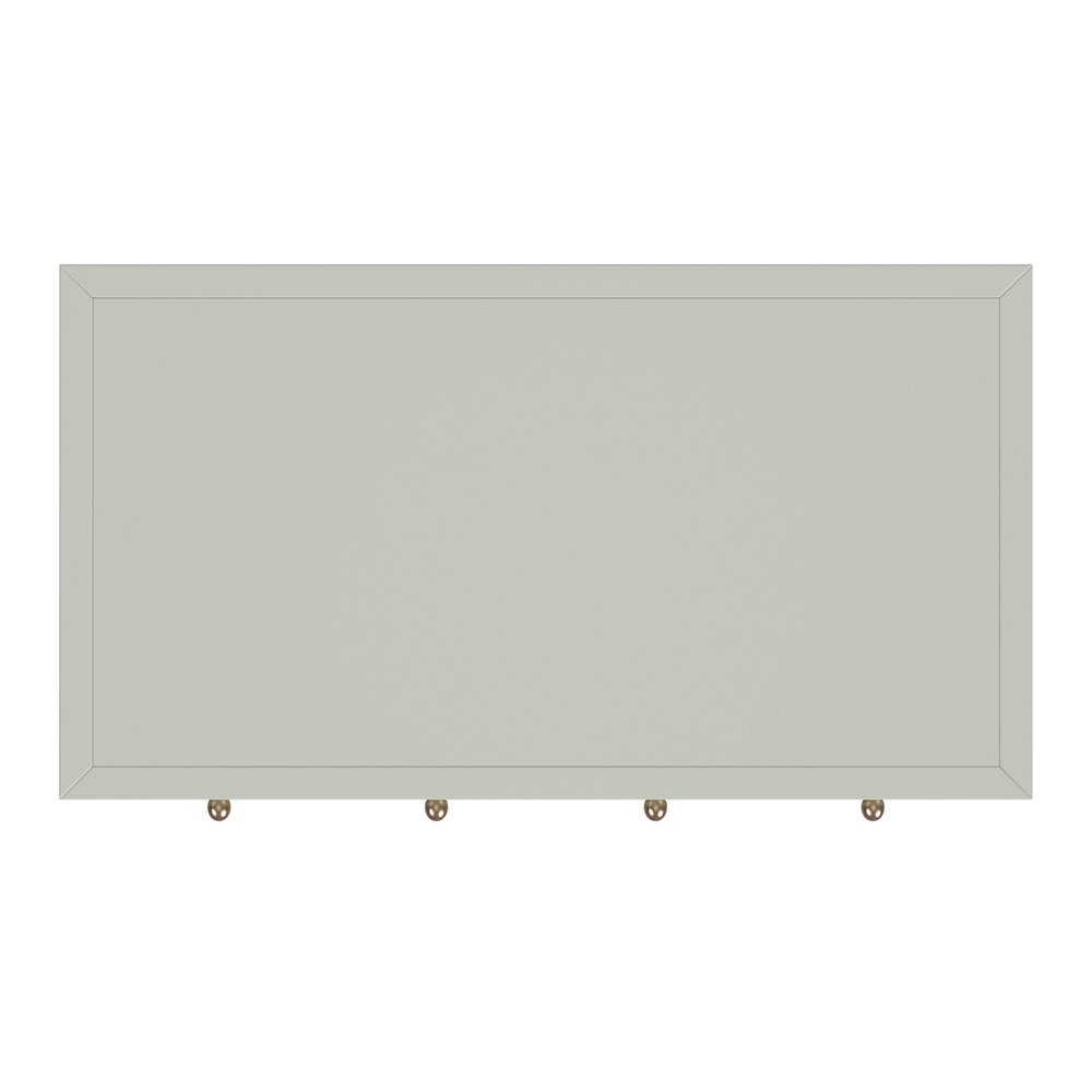 Nora 40 in. W Rectangular Wood 2 Drawer Writing Desk, Sage Green. Picture 7