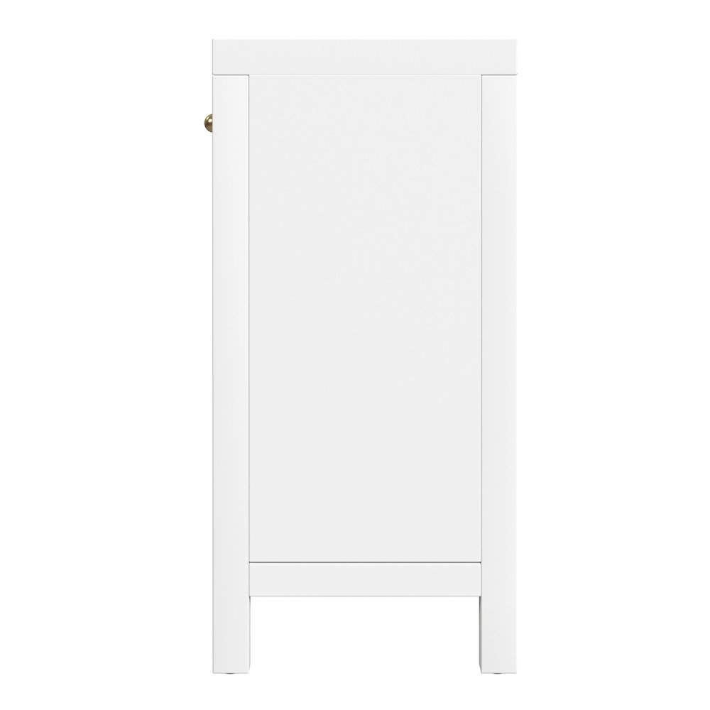 Nora 31 in. W 1 Drawer 2 Door Accent Storage Cabinet, Smooth White. Picture 5