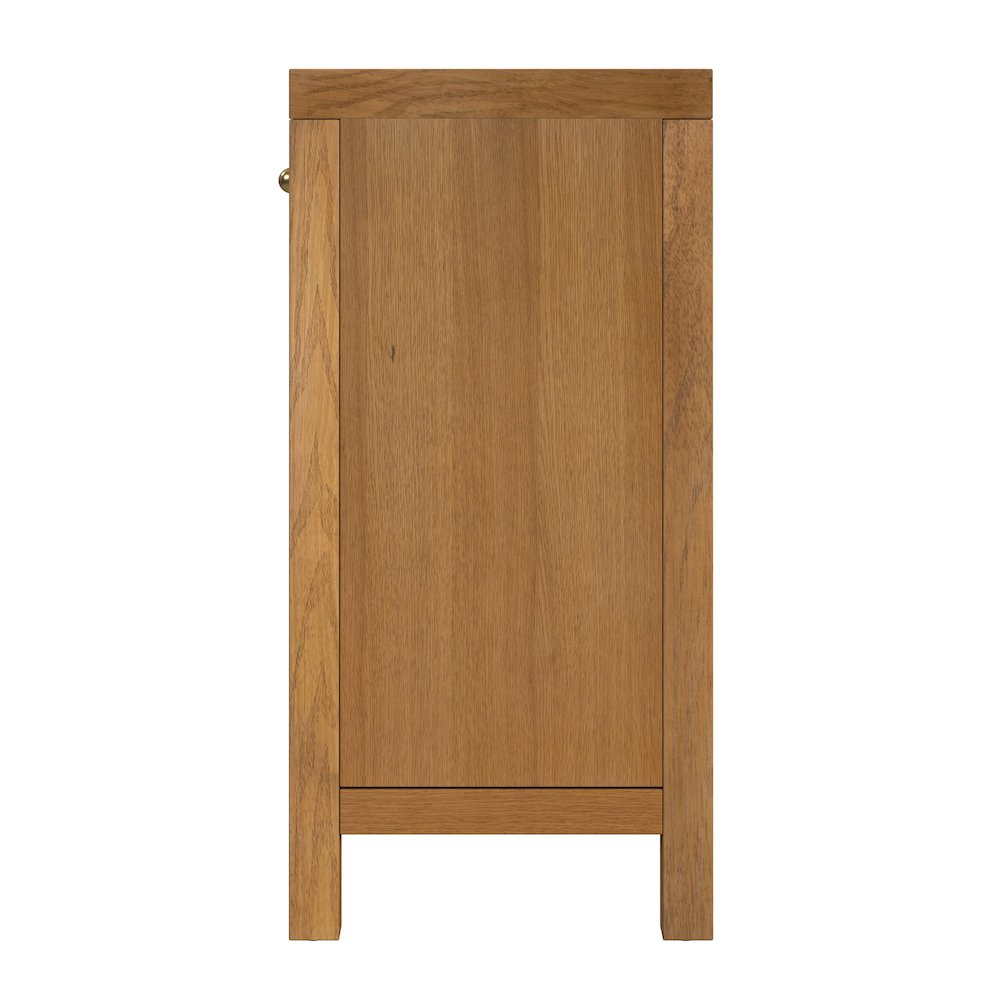 Nora 31 in. W 1 Drawer 2 Door Accent Storage Cabinet, Natural. Picture 5