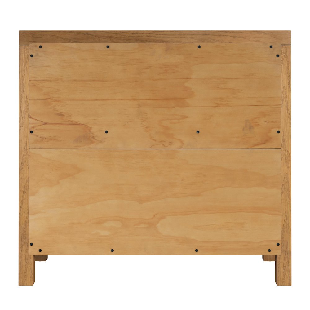 Nora 31 in. W 1 Drawer 2 Door Accent Storage Cabinet, Natural. Picture 6