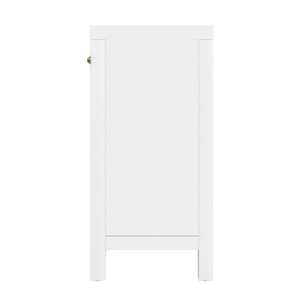 Nora 31 in. W 1 Drawer 2 Door Accent Storage Cabinet, White. Picture 5