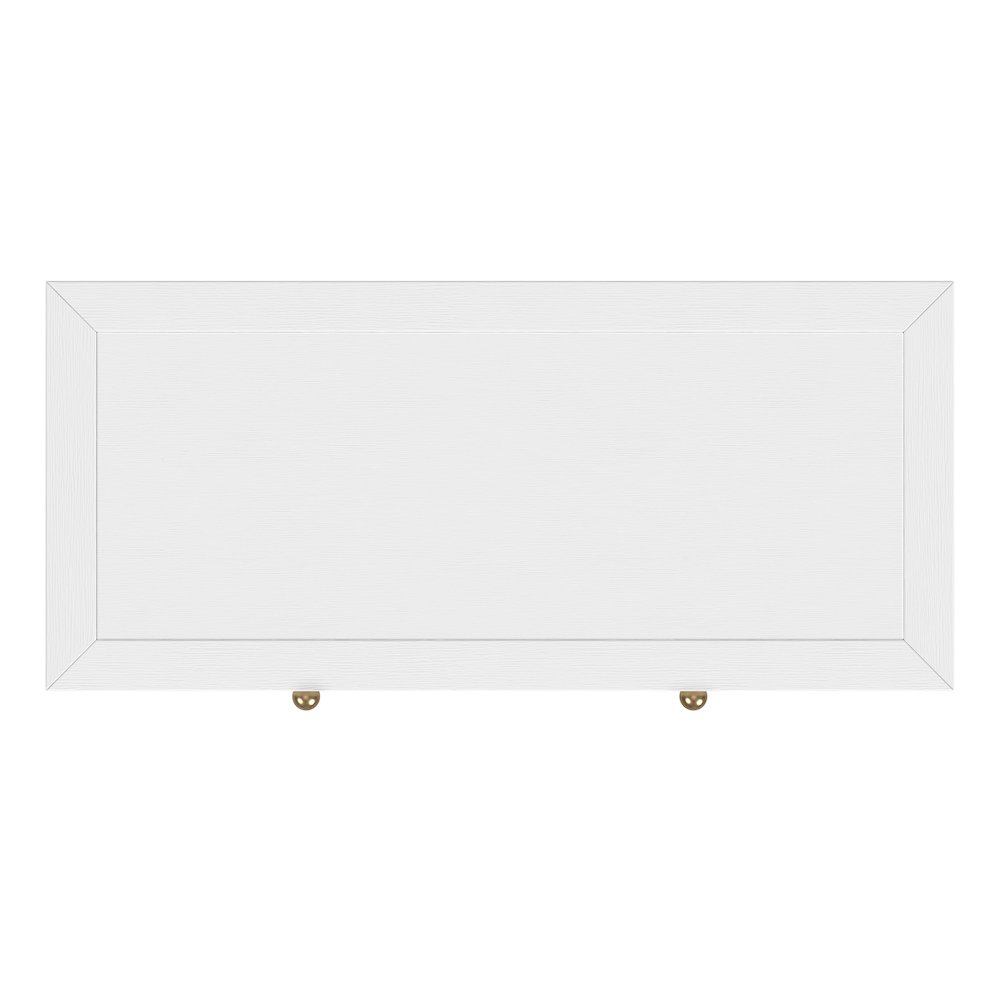 Nora 31 in. W 1 Drawer 2 Door Accent Storage Cabinet, White. Picture 7